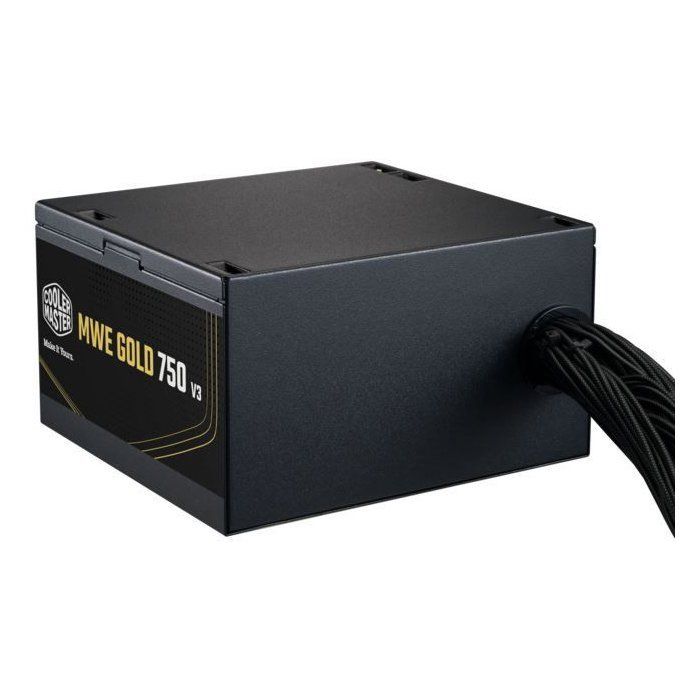 PC-voeding - COOLER MASTER - MPE-7506-ACAG-BEU - MWE Gold 750 V3 niet-modulair - ATX 3.1 - 80+ GOLD - 750 W