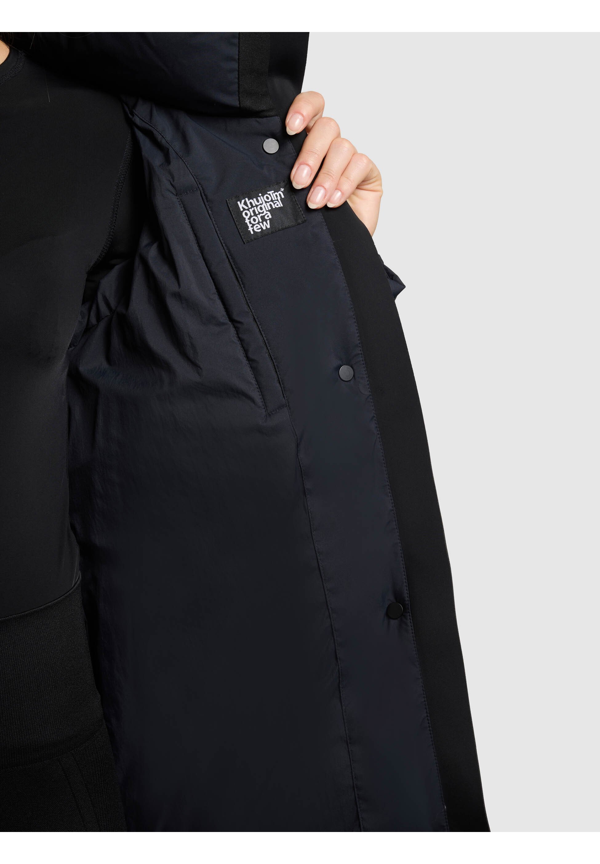 khujo MAYLA3 - Winterjas - port blauw