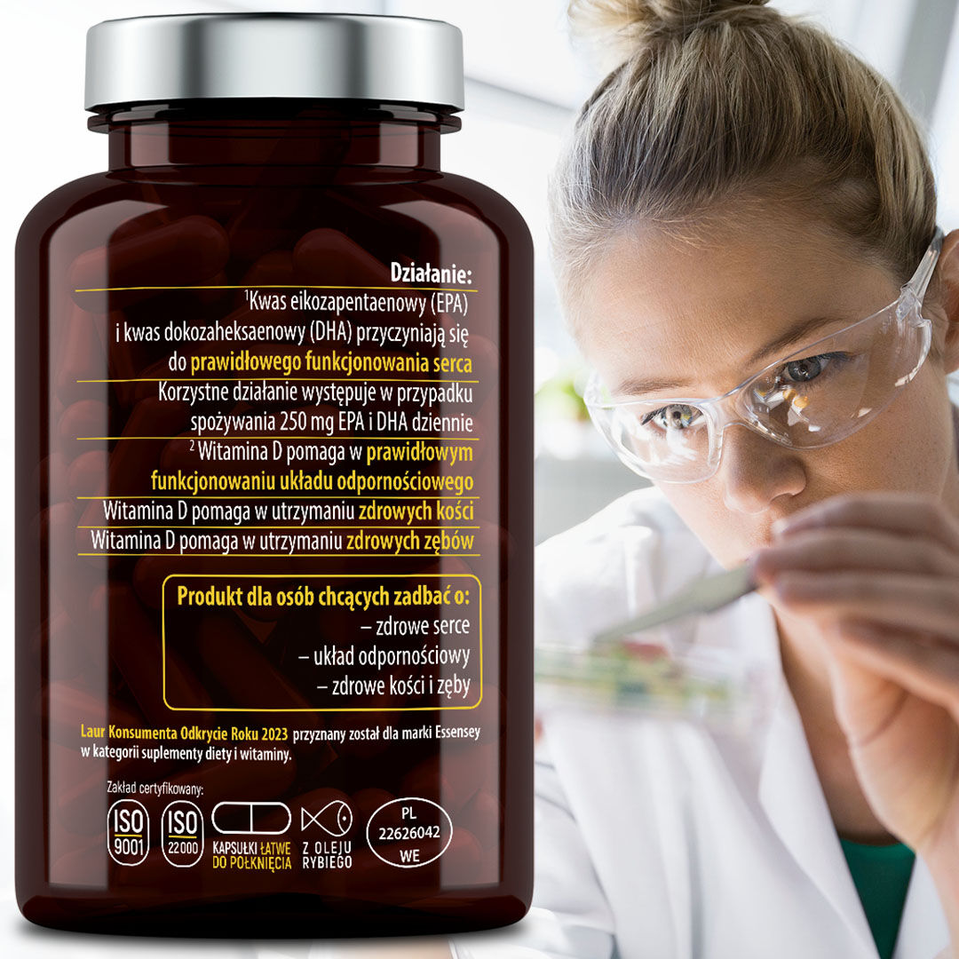 Essensey Omega3 + 2000 UI D3