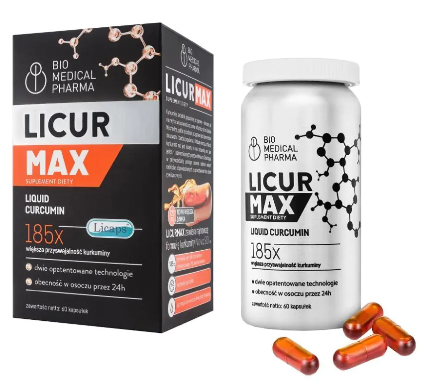 Licur Max Suplement diety, 60 kaps.