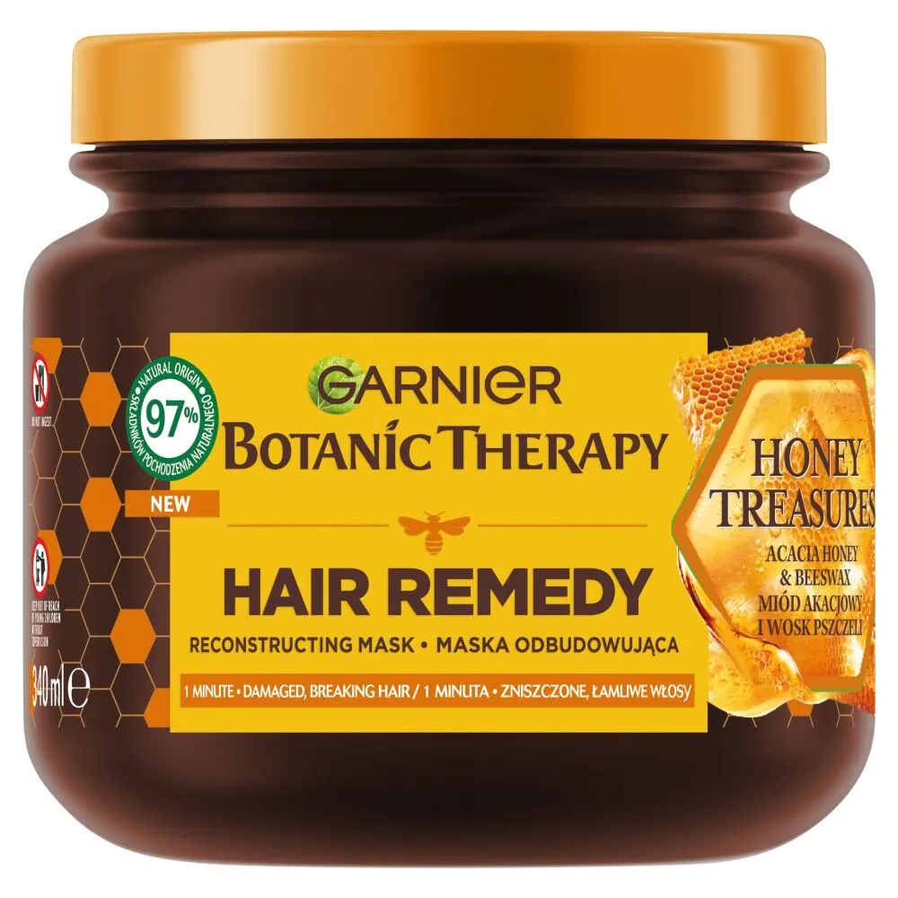 Garnier Botanic Therapy Maska do włosów, Miód i Propolis