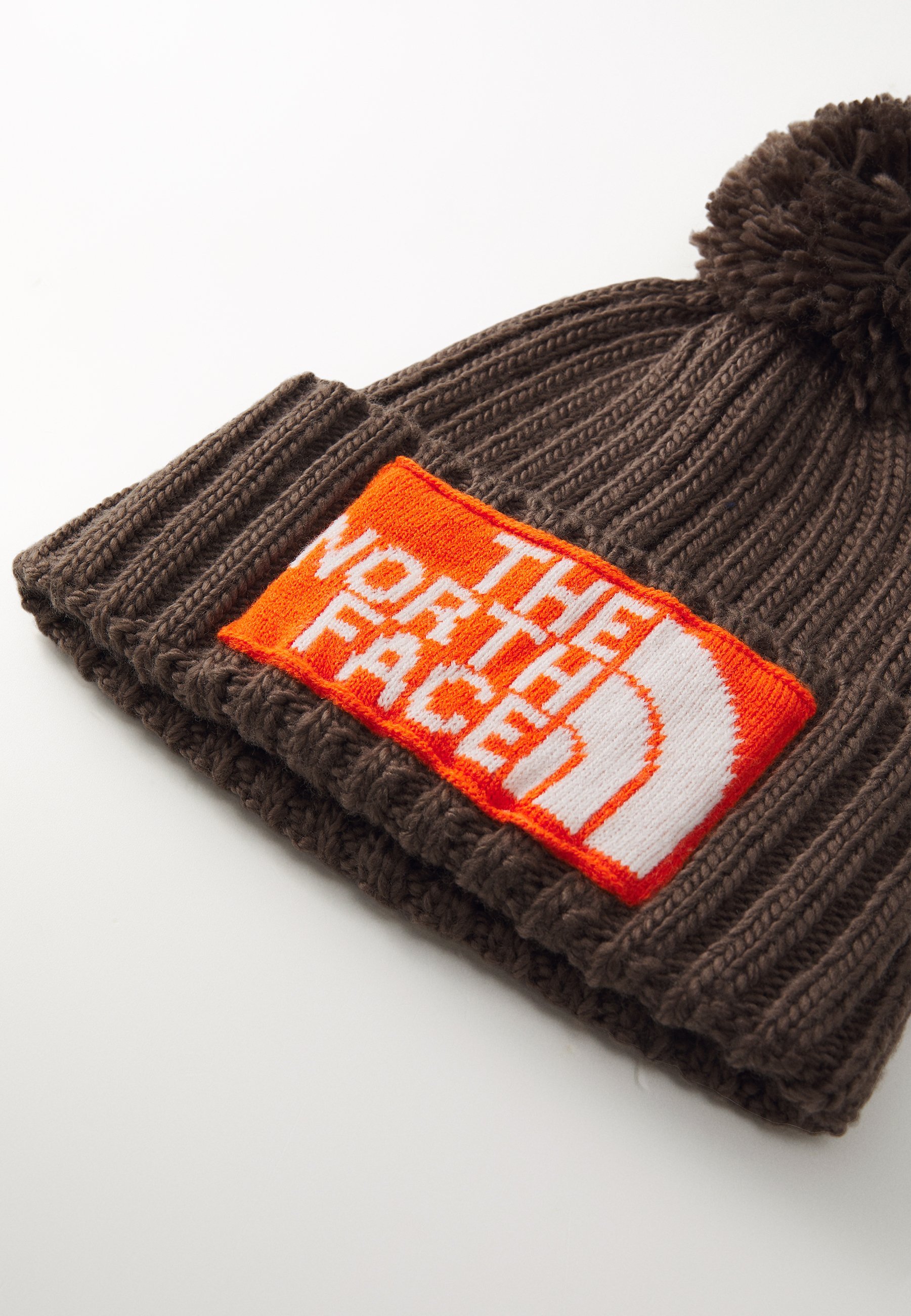 The North Face HERITAGE SKI TUKE UNISEX - Mütze - rauchbraun/orange/weiße Düne