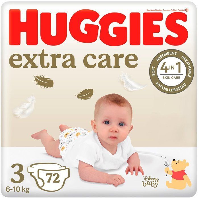 HUGGIES Extra Care vol. 3 (72 pezzi)