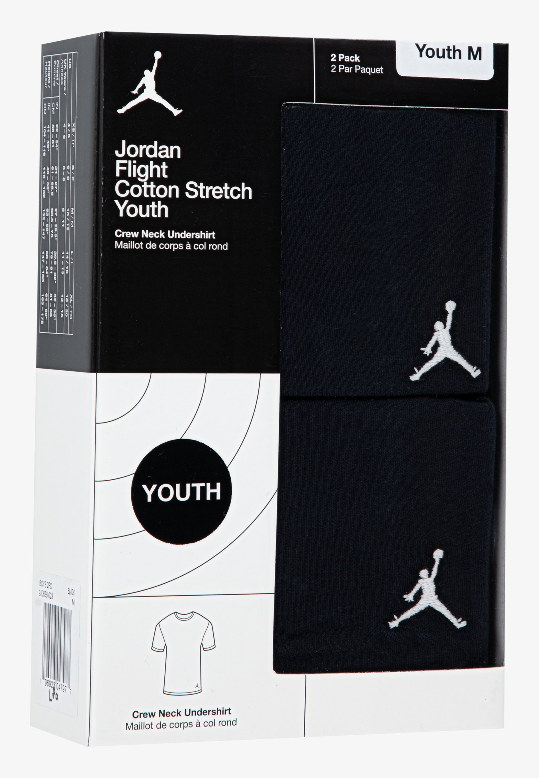 Lot de 2 t-shirts Jordan Flight Base - Débardeur - Noir