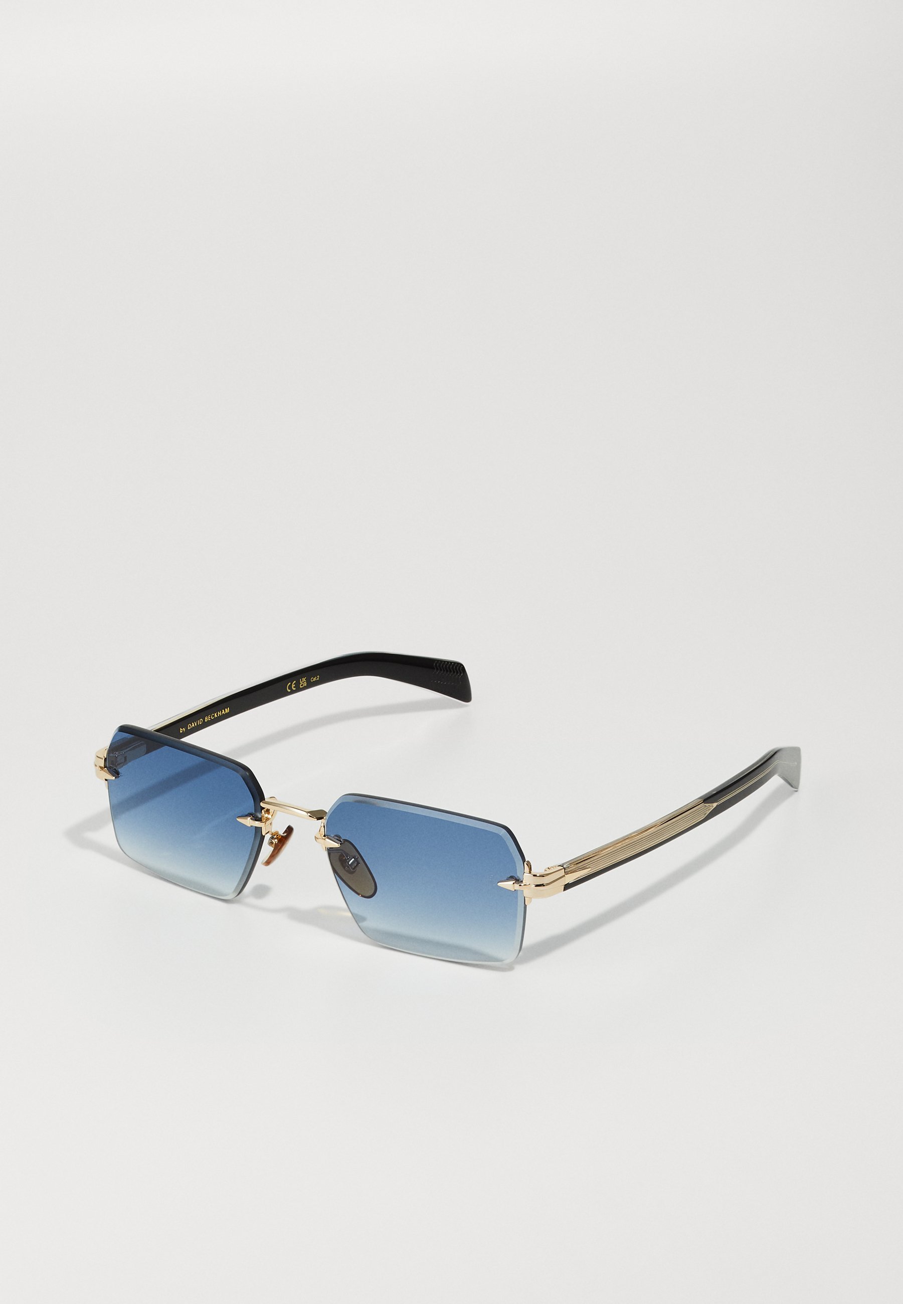 Occhiali da sole David Beckham - color oro/nero_