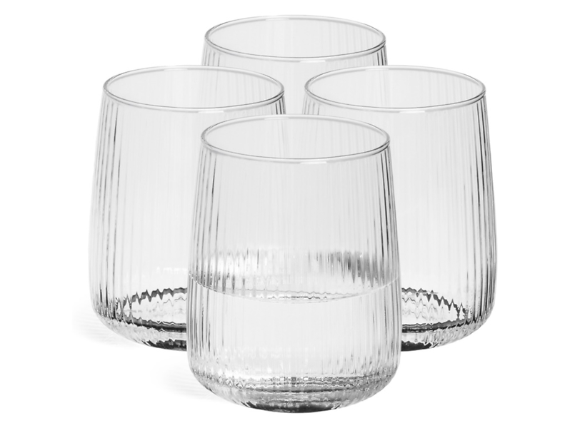Komplet 4 szklanek do napojów Lyra 310 ml