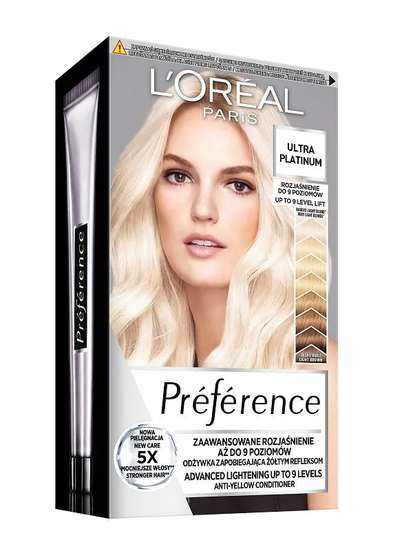 L’OréalPreference Farba do włosów Extreme Platinum