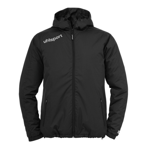  Μαύρο μπουφάν Essential Team από την Uhlsport