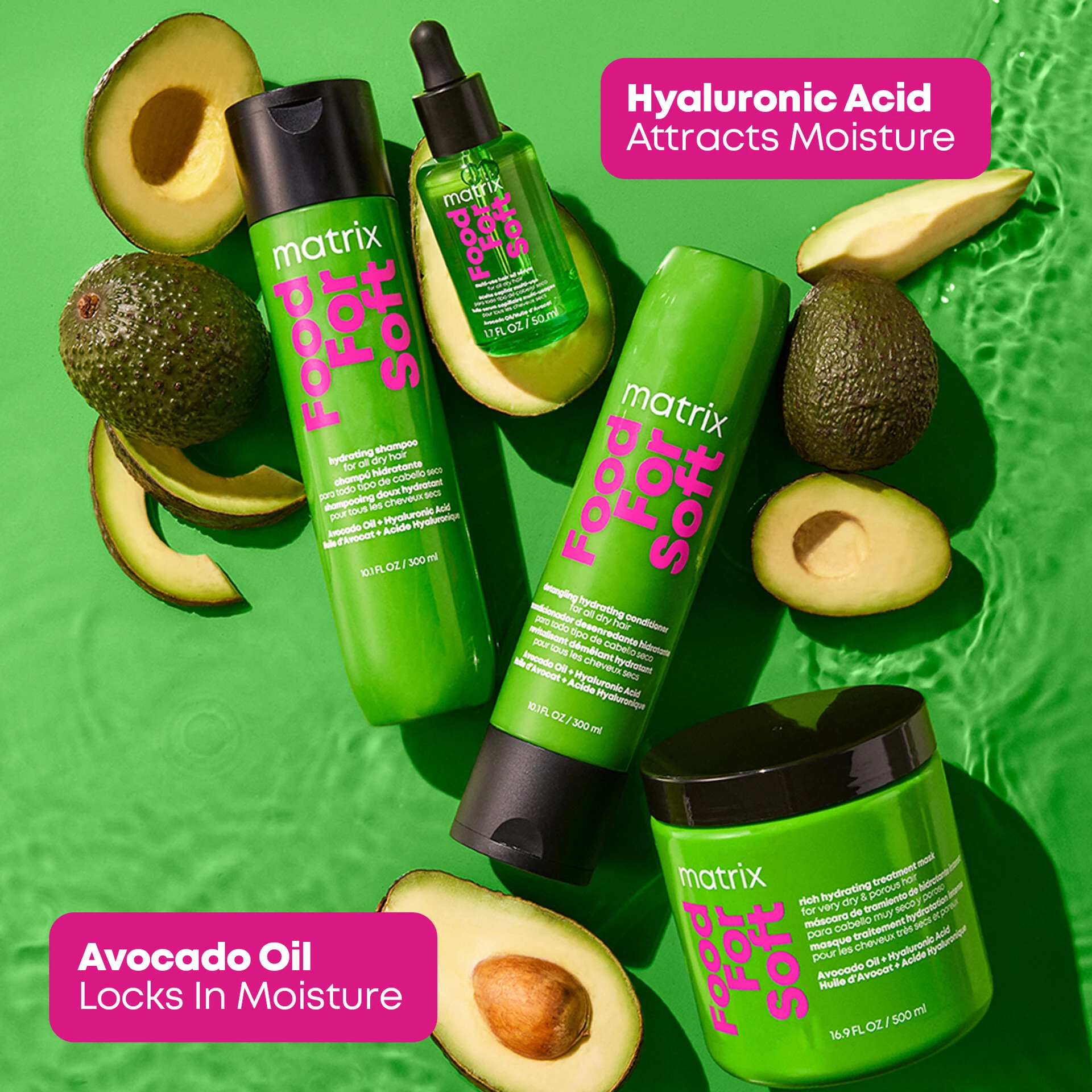 Food For Soft bogata hidratantna maska za lice 500 ml - Matrix