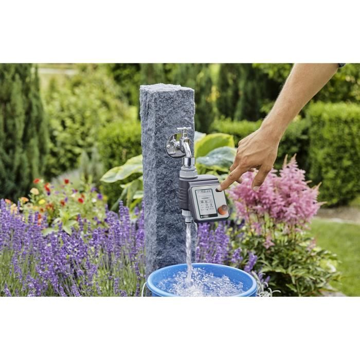 GARDENA Master vanningstimer - 1892-20 - LCD-skjerm - Maks. trykk 12 bar - Vannbestandig