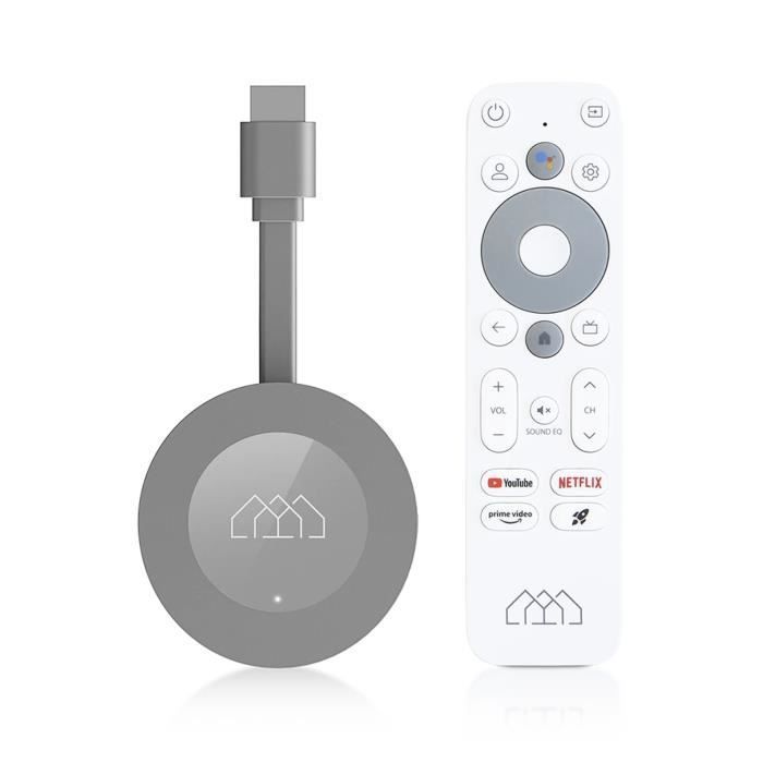 Homatics 4K Multimedia-Player mit Google TV, 2 GB RAM, Dongle und GTV-Multimedia-Gerät