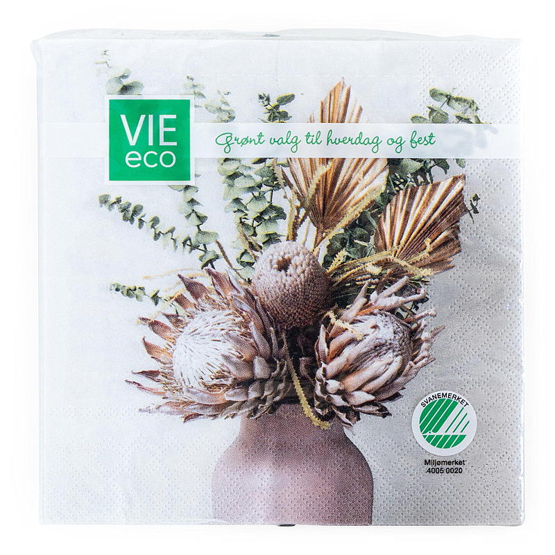 Serviettes de table Vie Home, paquet de 20, 33 x 33 cm, fin d'été