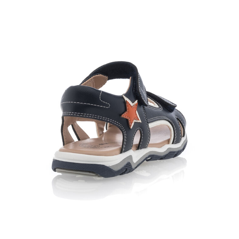 Blauwe jongenssandalen / open teenschoenen
