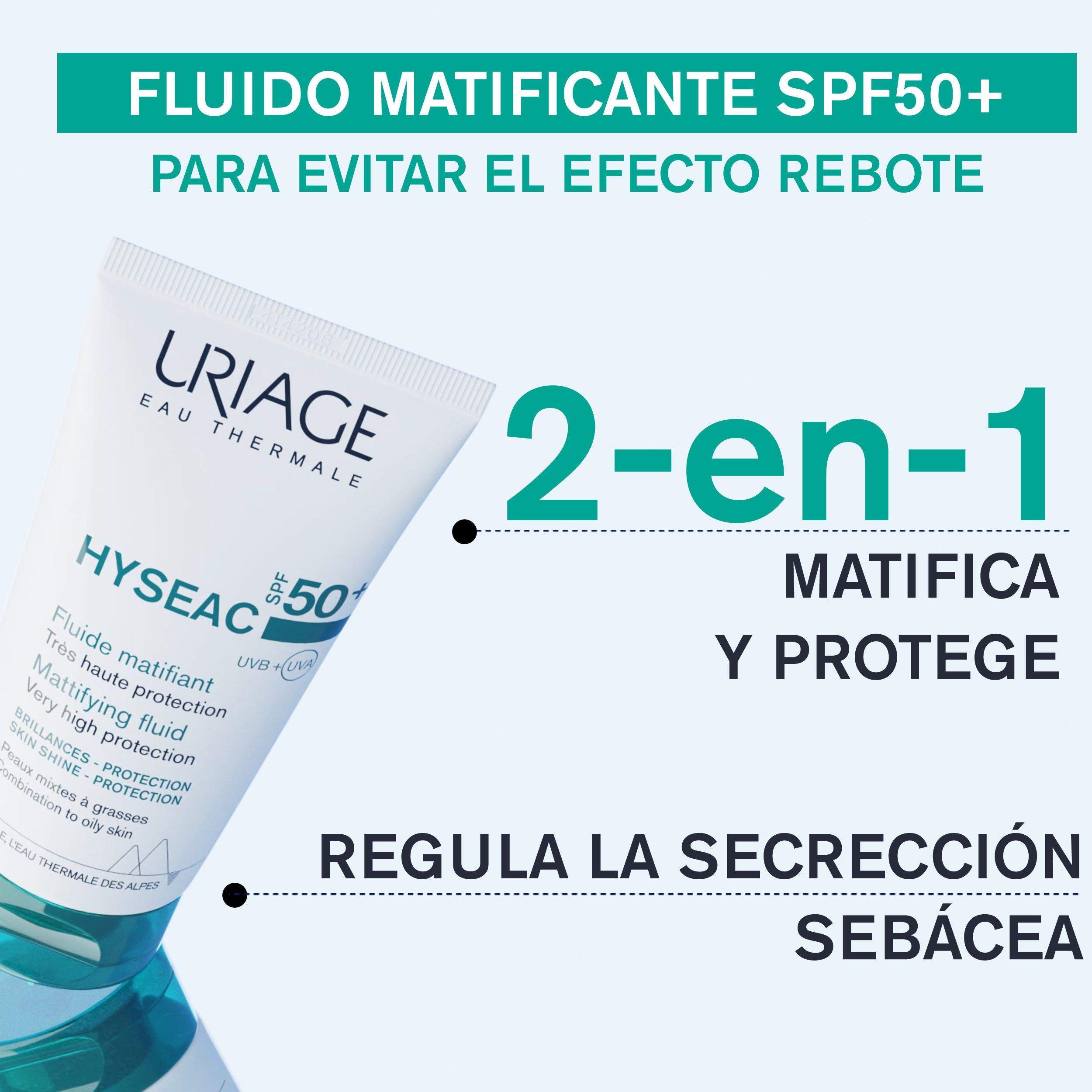 Hyséac matirajući fluid SPF50 Ljekarna za zaštitu od sunca