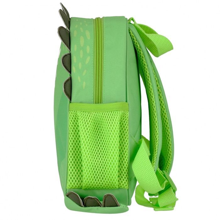 Boys' Kindergarten Backpack, Dinosaur Design, Small Excursion Backpack with Reflectors, 29x23x8 cm
