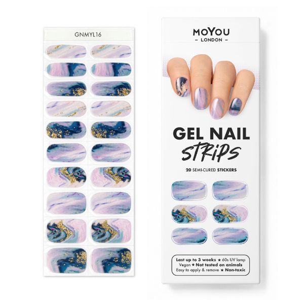 Adesivo de gel para unhas MoYou-London - Marble Cake