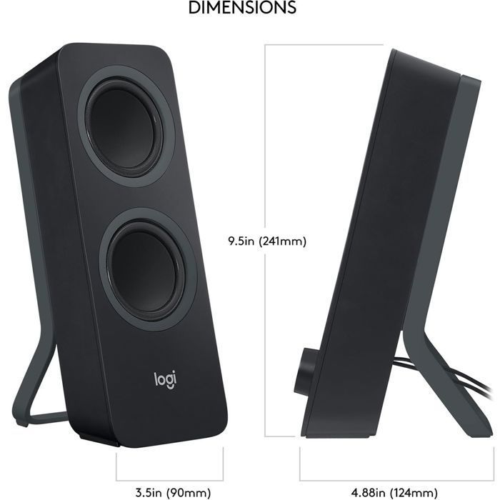 Altavoz inalámbrico para PC - Logitech - Z207 - Negro
