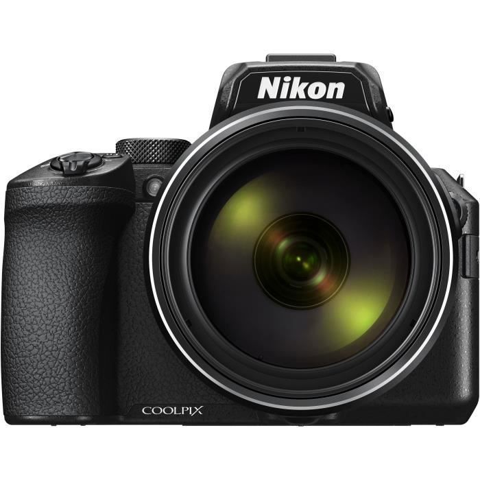 NIKON Bridge Coolpix P950 Black 16 MP – 4K/UHD-videoer med 30 bilder per sekund – Eksepsjonell 83x zoom (24 til 2000 mm) – 2,53 MP vippbar OLED-skjerm