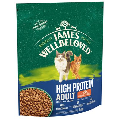 James Wellbeloved Adult Cat High Protein - Chicken & Turkey