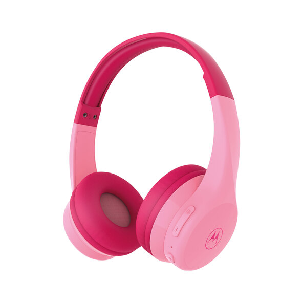 Moto JR300 children's headphones, pink