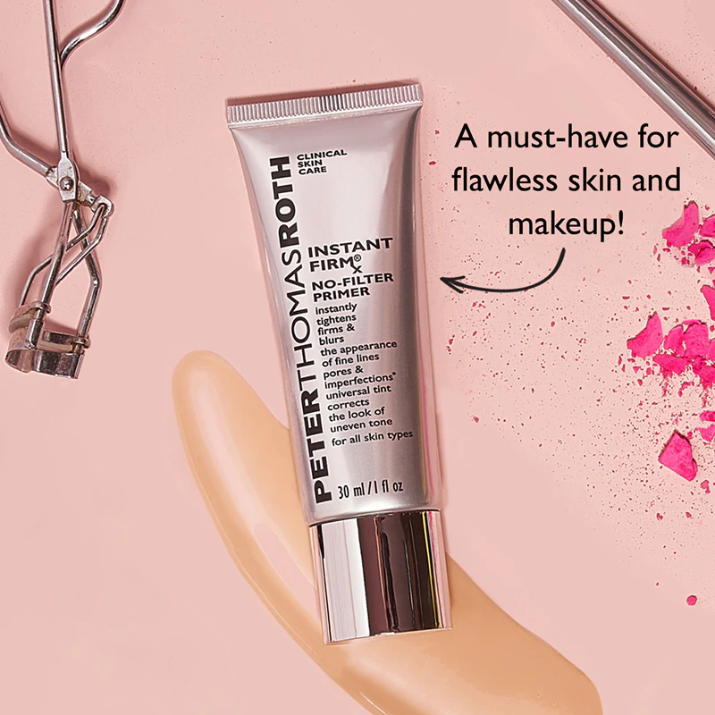 Base de maquiagem Instant FIRMx No-Filter Primer da Peter Thomas Roth.