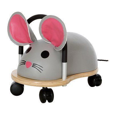 Wheely Bugs Muis Loopauto - Klein Model - Baby - 12 maanden - Hout - 39x31x24cm