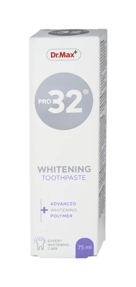 Pasta de dentes DR. MAX Pro32 White 75ml para dentes brancos