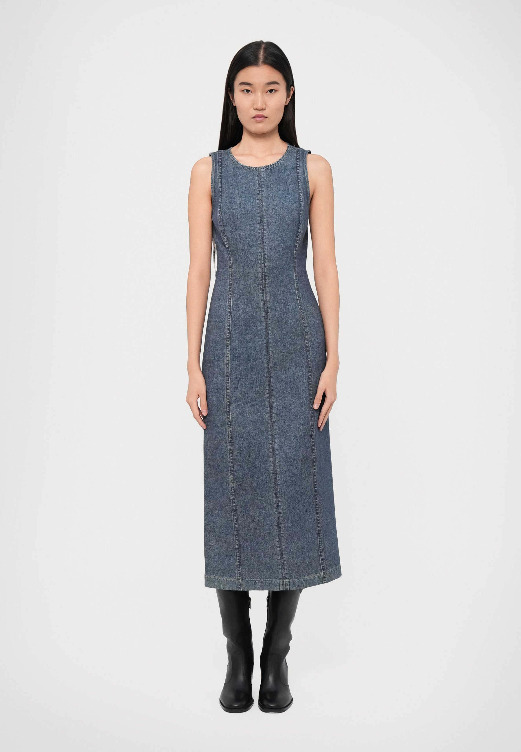 Robe midi rag & bone MIRAMAR PONTE OLIVIA - Robe de jour - bleue