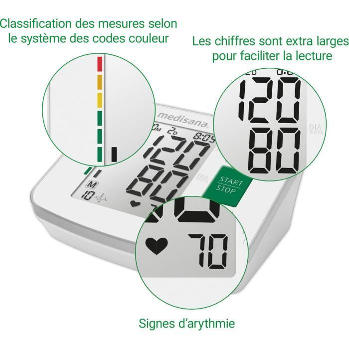 Medisana Tensiomètre BU 512 Blanc