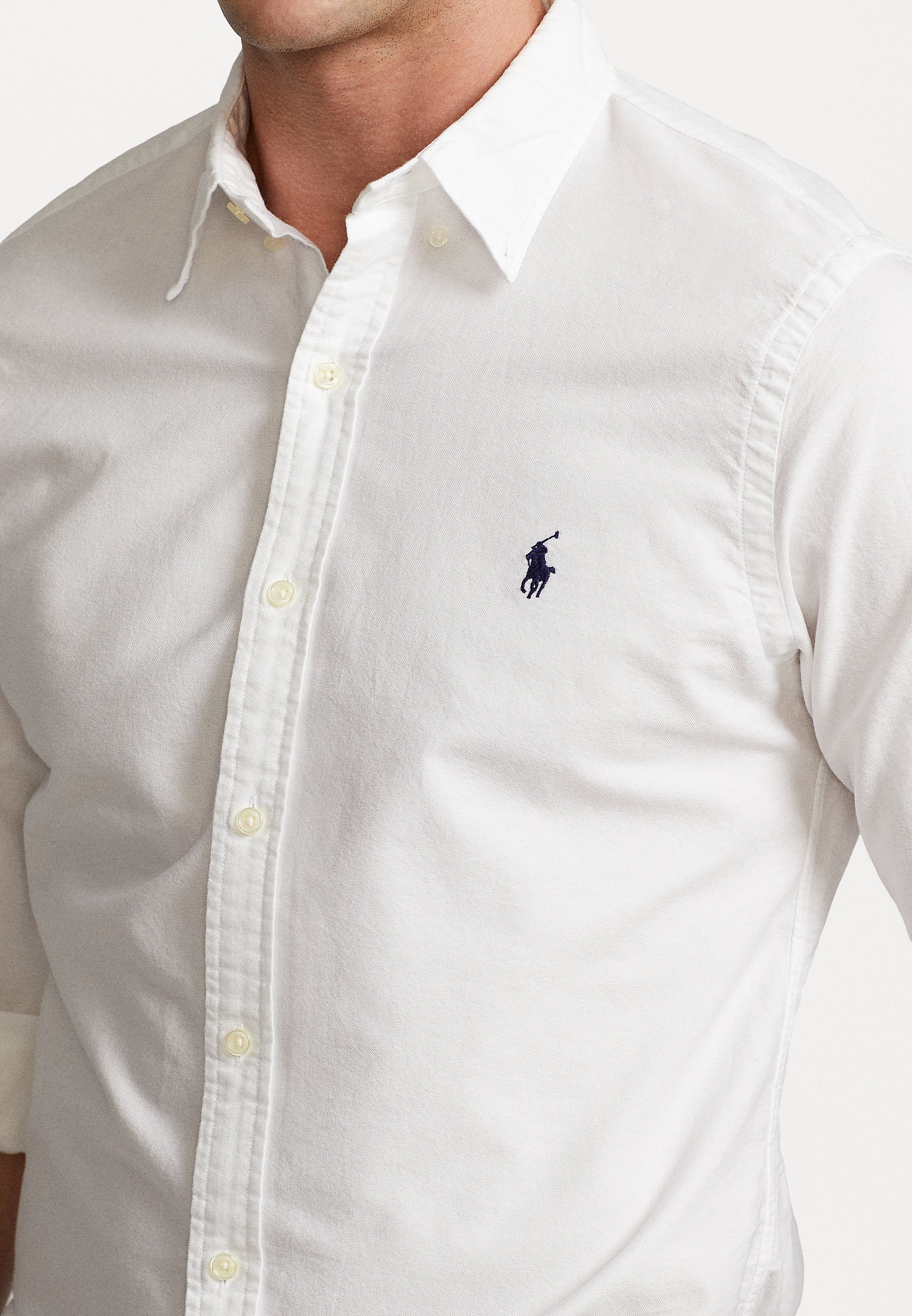 Polo Ralph Lauren Slim Fit Oxford-Hemd – Hemd – weiß