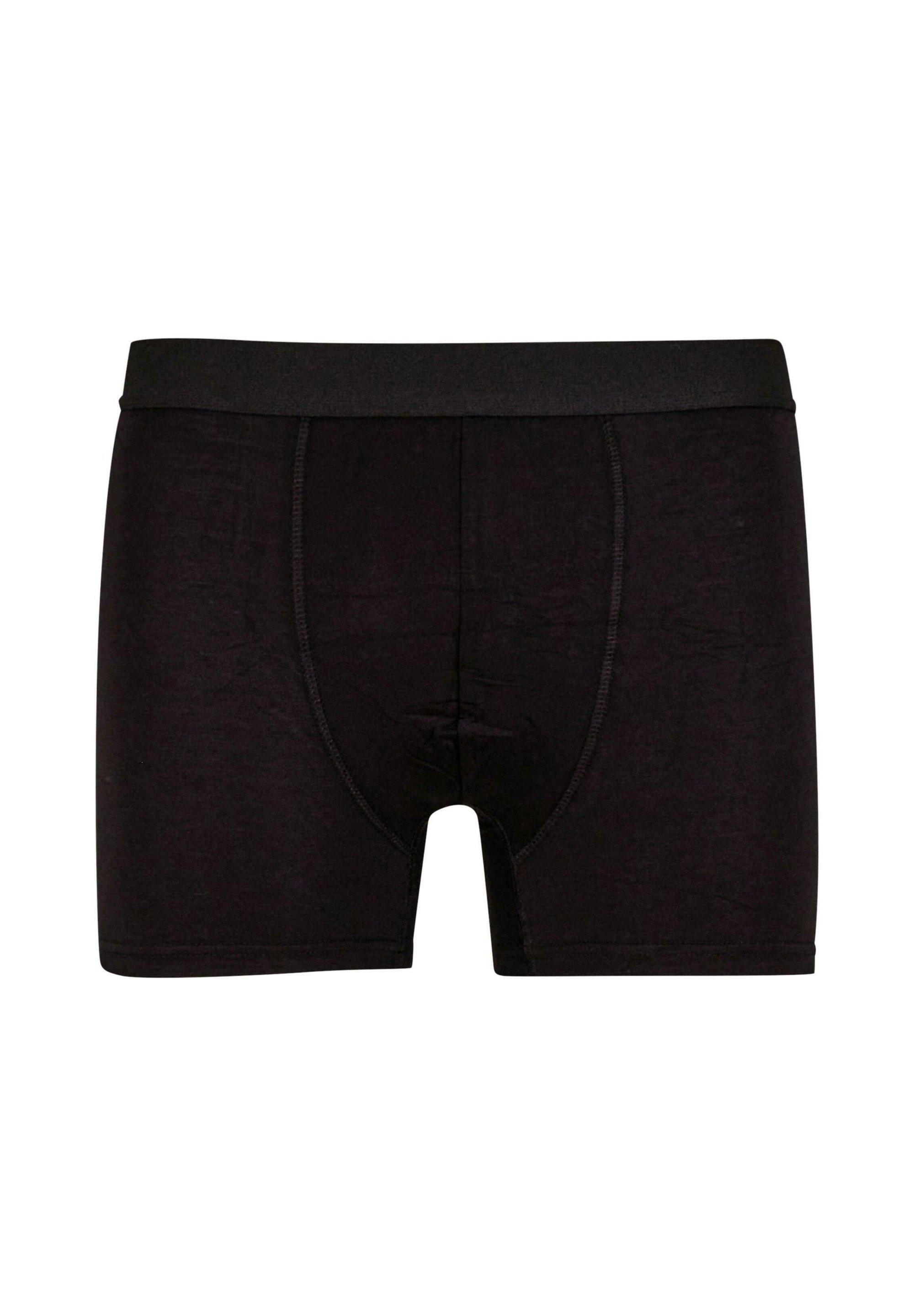 Urban Classics 3er-Pack – Badehosen – Schwarz Schwarz Weiß