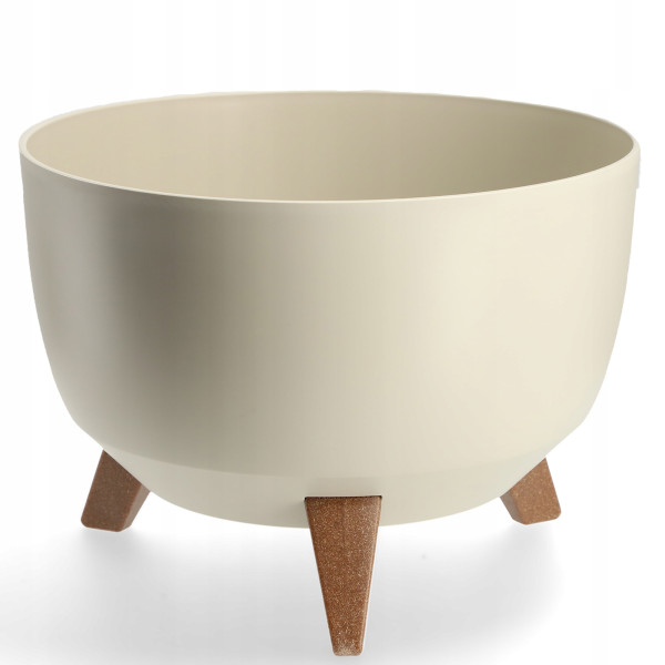 Kadax Doniczka Donica 33cm Wkład Osłonka Beżowa