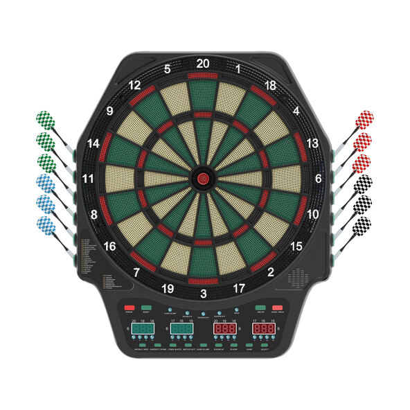 Electronic dartboard, green