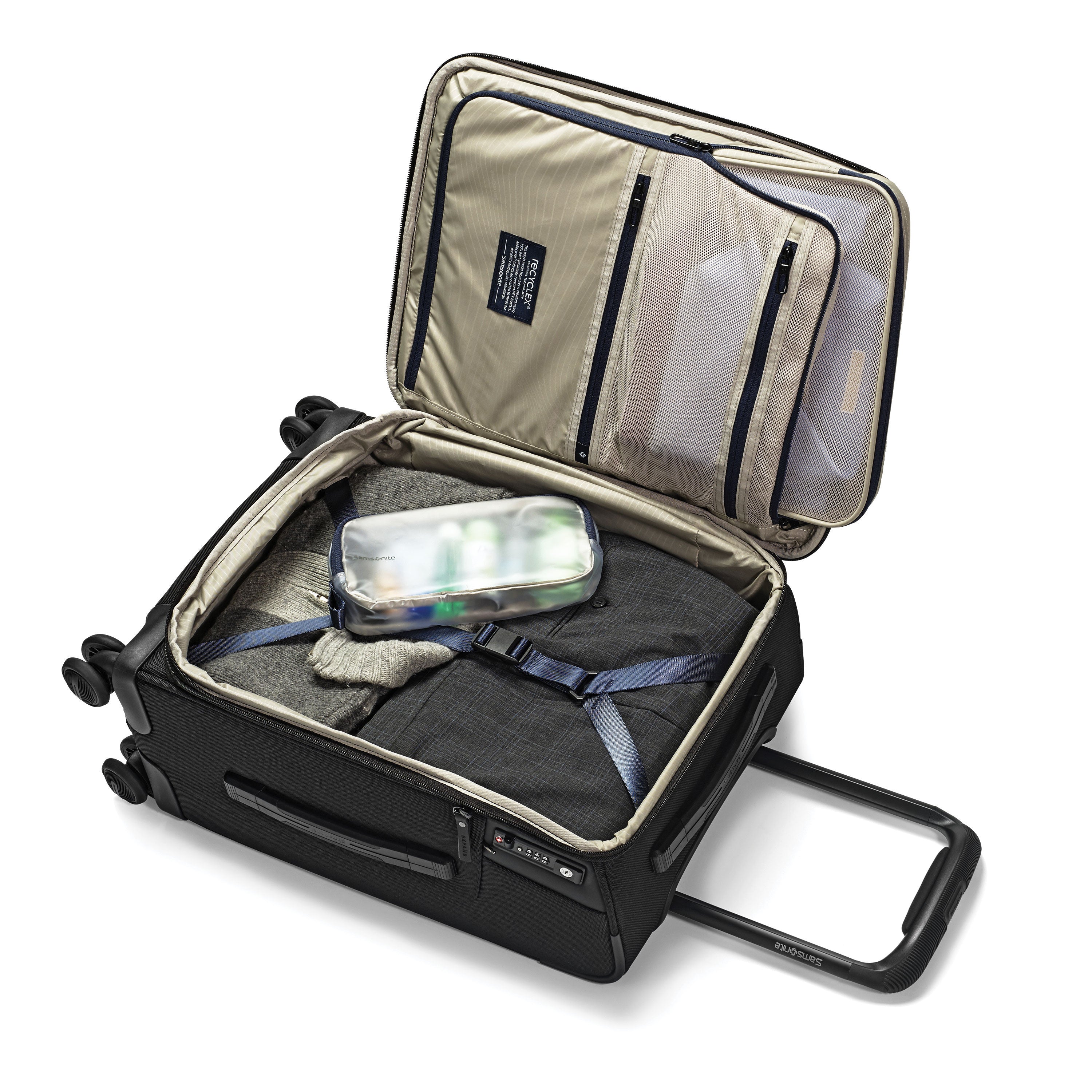 SAMSONITE ARMAGE II 22 X 14 X 9 HANDBAGAGEKOFFER MET SPINNER
