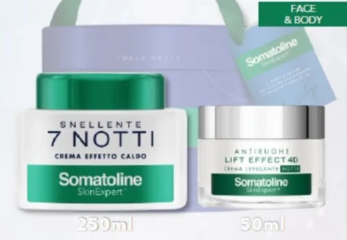 SOMATOLINE Night Ritual Set Gezicht & Lichaam Afslankende Body/Gezichtsexfoliant