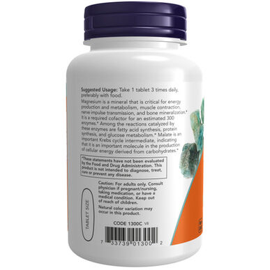 Now Supplement Hermosto Magnesiummalaatti 180 tablettia 180 tablettia