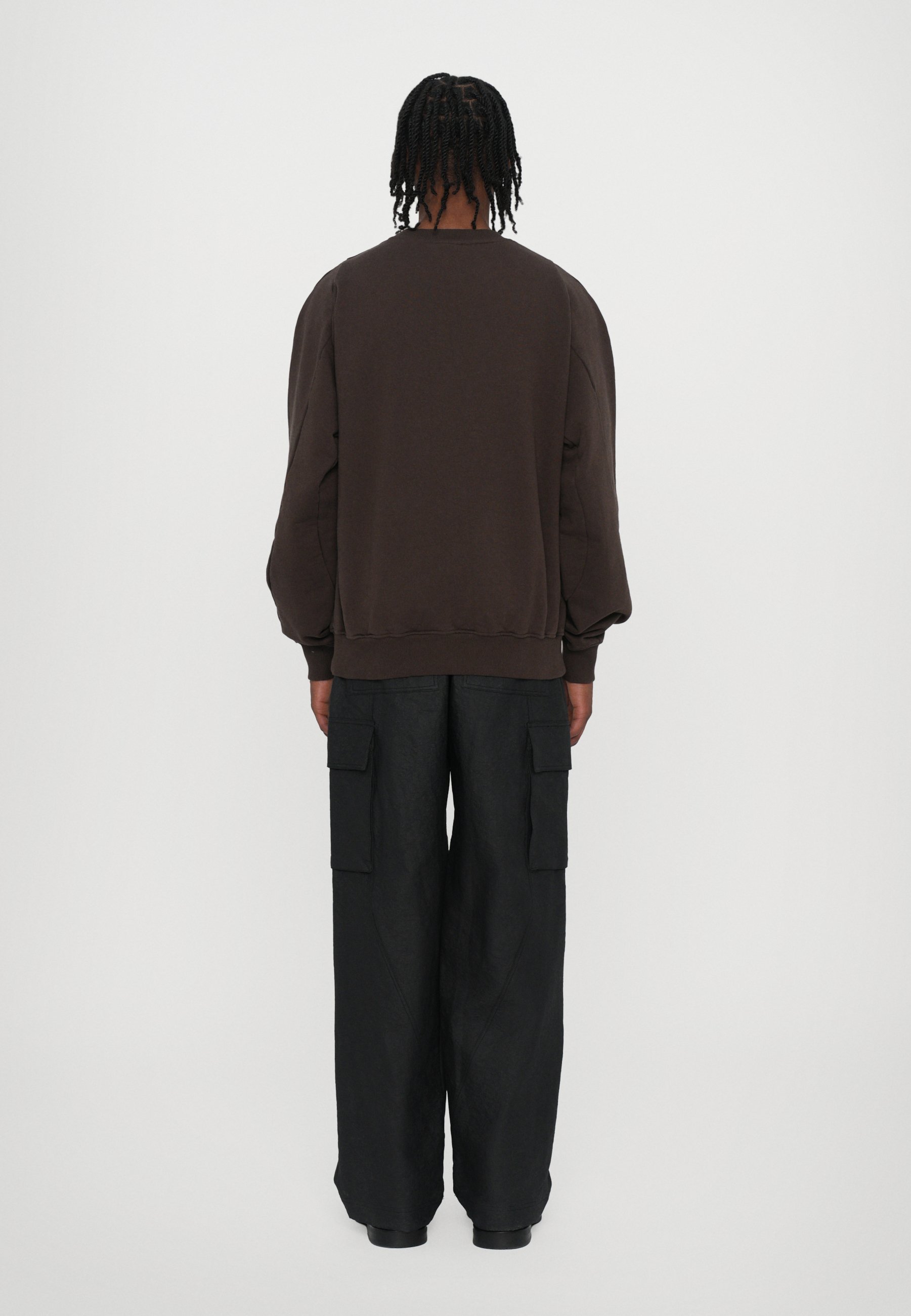 Han Kjøbenhavn CREW NECK UNISEX - Sweat à capuche - dark brown