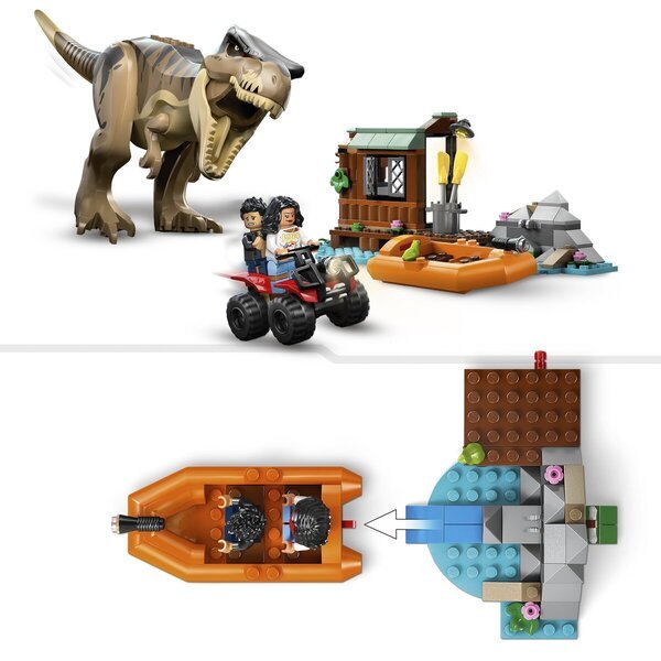 LEGO Jurski svet 76975 T. Rex: Rivierontsnapping