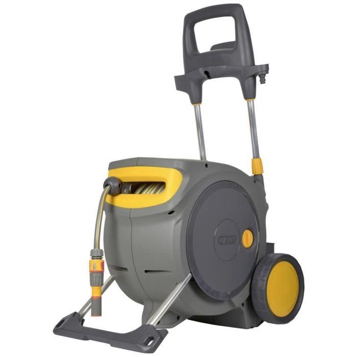 Enrouleur de tuyau d'arrosage - HOZELOCK - Auto Reel Mobile 100-100-488 - 35 m - Sur roues - Système automatique