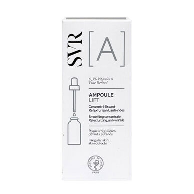 SVR A Ampoule Lift Smoothing Concentrate Anti-rynke konsentrert serum Vitamin A retinol 30 ml