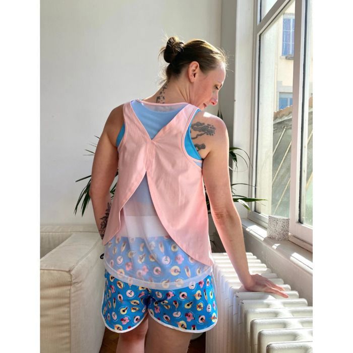 Short femme Les Poulettes Fitness Swimming Poule