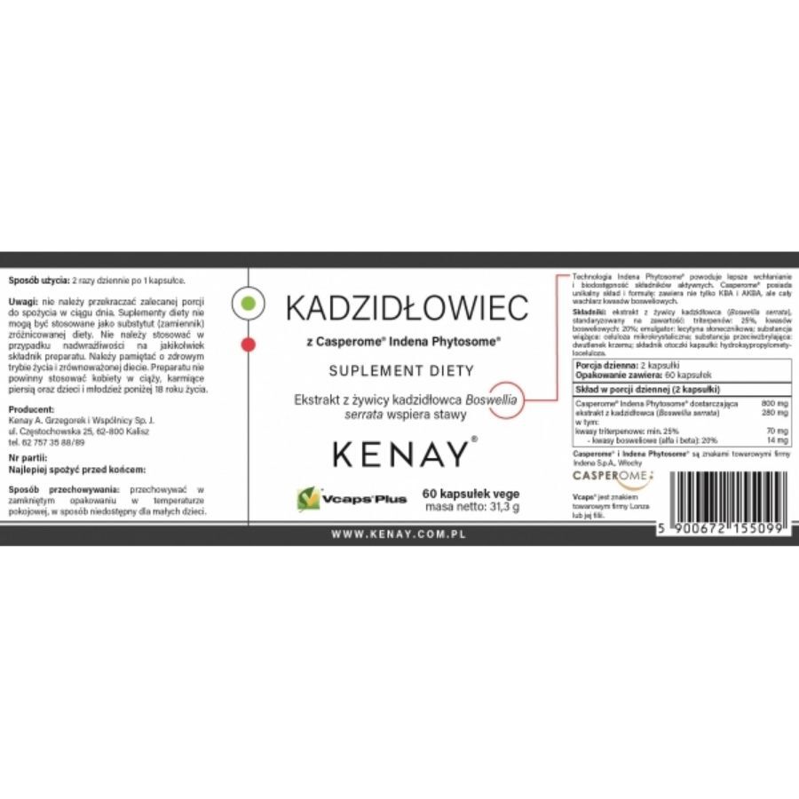 Kenay Kadzidłowiec Formula Casperome Indena Phytosome