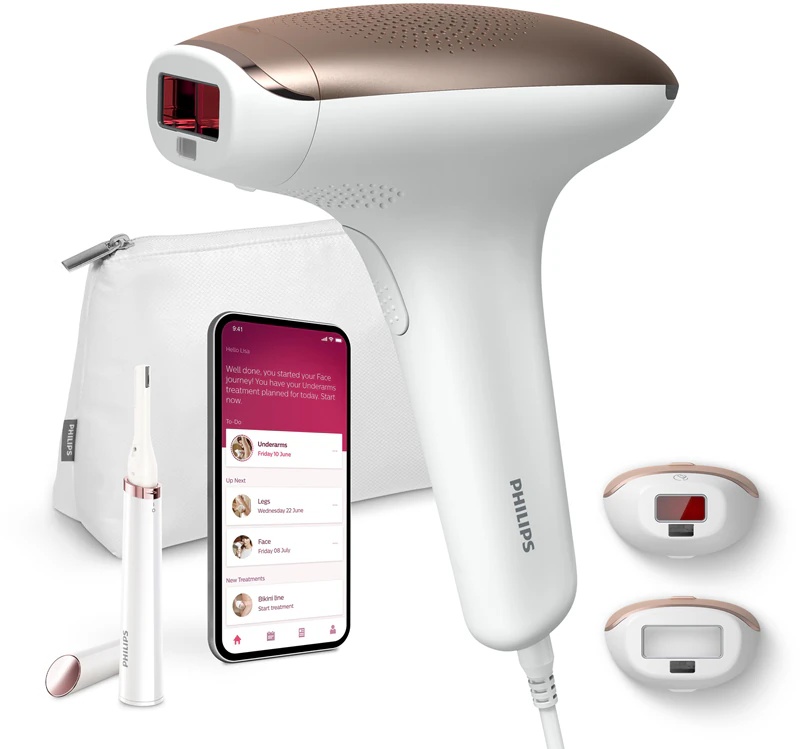 Philips Lumea IPL 7000 BRI921/00 IPL epilators ķermenim, sejai, bikini zonai un padusēm + detaļu trimmeris