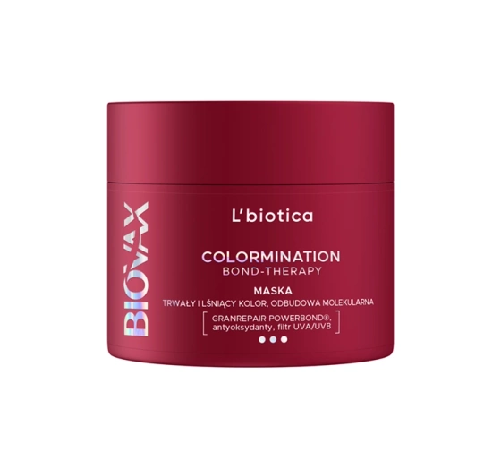 Biovax Colormination Bond-Therapy odbudowująca maska do włosów farbowanych 200 ml