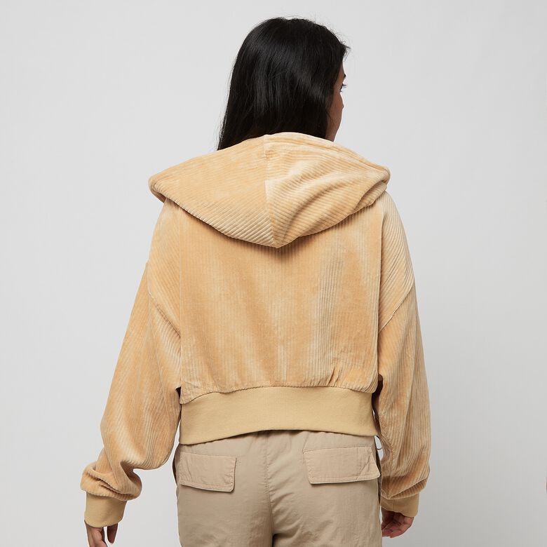 Chest Signature Corduroy Zip Hoodie