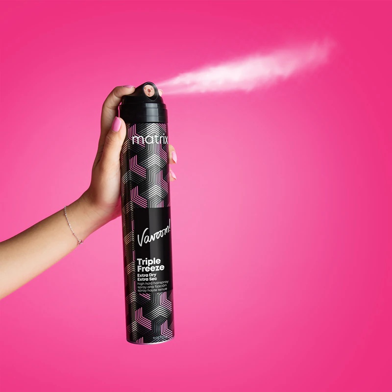 Лак за косу Matrix Vavoom Triple Freeze Extra Dry са јаким држањем
