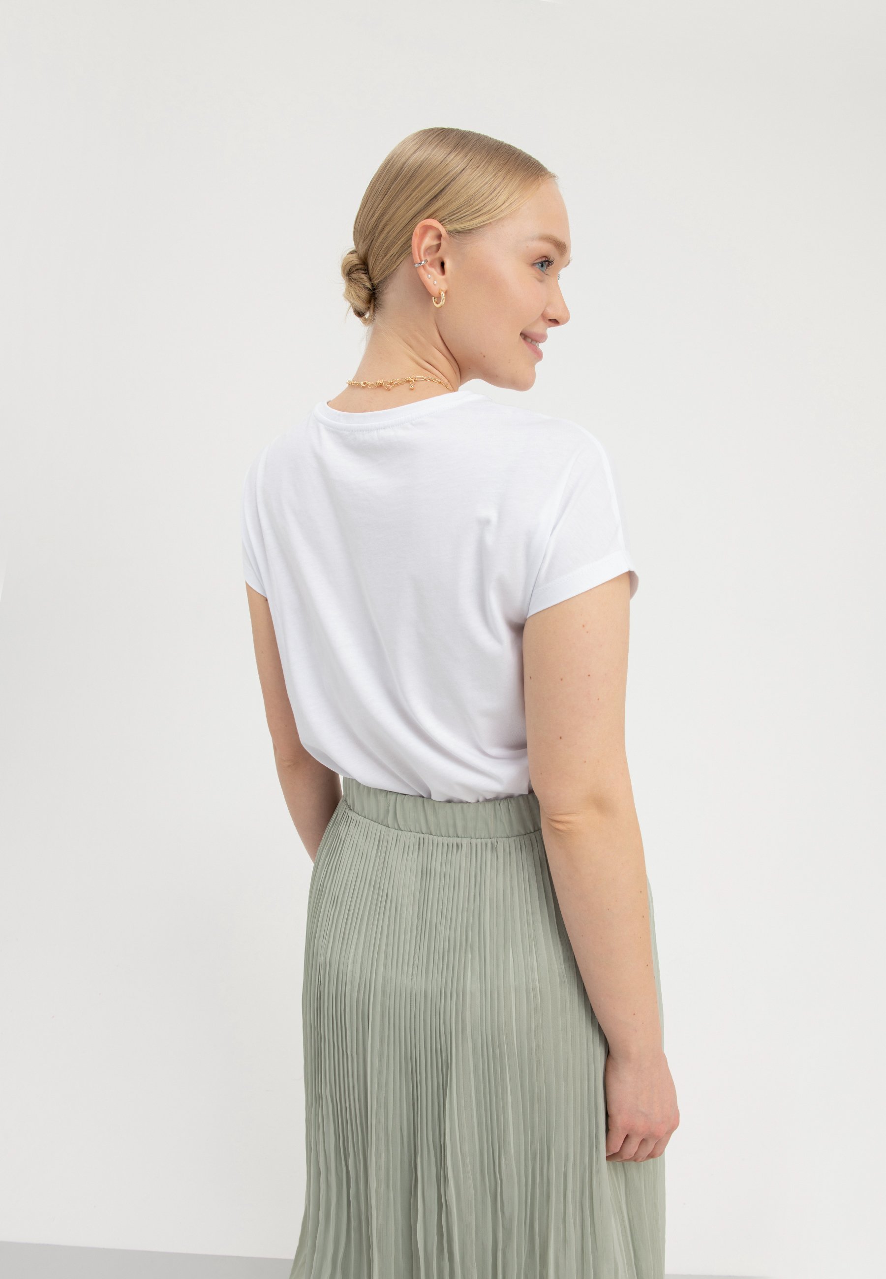 T-shirt met Anna Field-print - wit