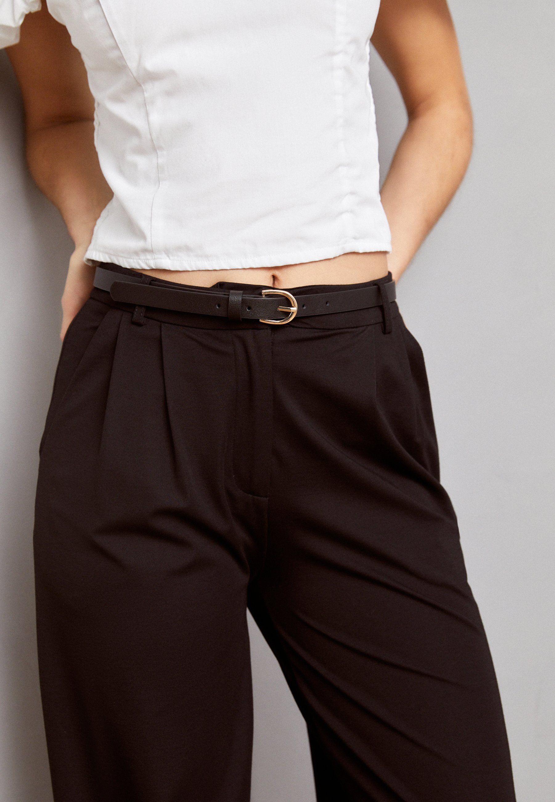 Anna Field 3-delige set - Riem - zwart/lichtroze/cognac