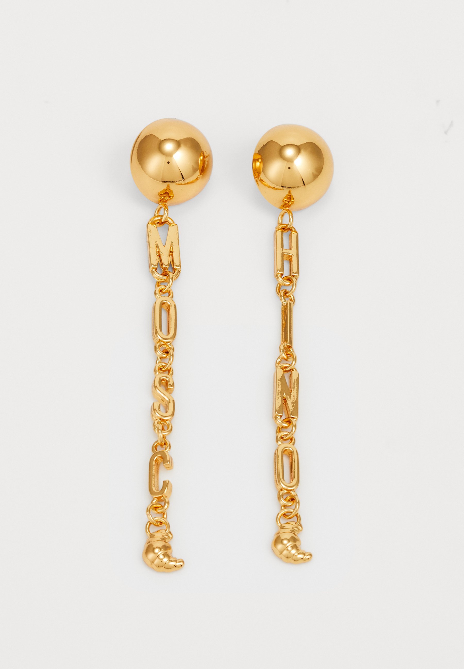 MOSCHINO ESSENTIALS - Boucles d'oreilles - couleur or brillant