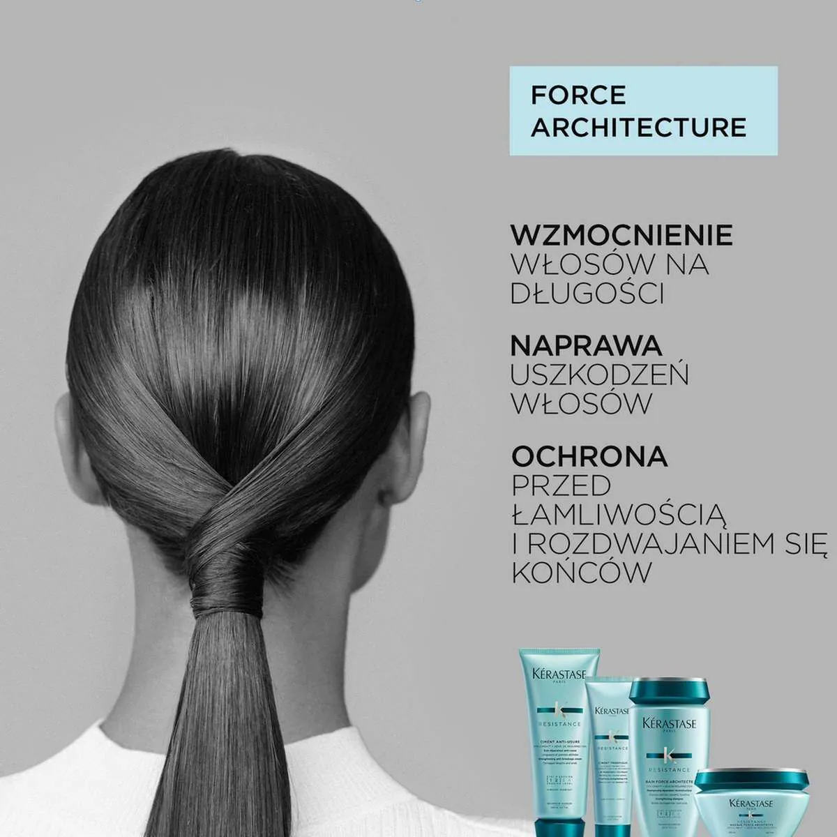 Kérastase Resistance Kąpiel wzmacniająca Force Architect 250 ml